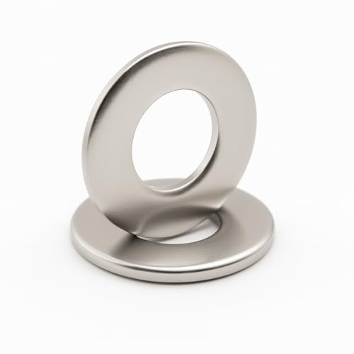 Unterlegscheiben aus Edelstahl: M16 x 32 mm – Stärke 3 mm | Flache Unterlegscheibe M16 x 32 mm | Edelstahl A2 (V2A/AISI 304) Norm NFE 25514 M | für Schrauben, Muttern, Bolzen: 2 Stück ProRaje