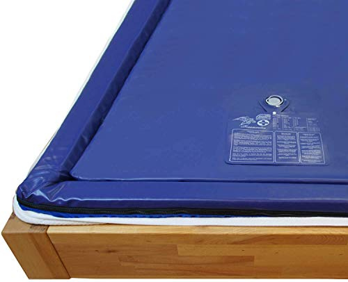 Traumreiter 1x Wasserbett Matratze Premium dual Wassermatratze 100x220 für 200x220 Softside I Wasserbettmatratze Wasserbettenmatratzen Wasserkern Water Bed Mattress MESAMOLL 2 (schwingt 3-4 Sek.)