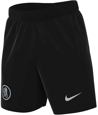 NIKE Chelsea Fc Strike Third Dri-Fit Total 90 Fußball Stricken Shorts Für Herren, Black/Field Silver/Field Silver, HM3372-010, S