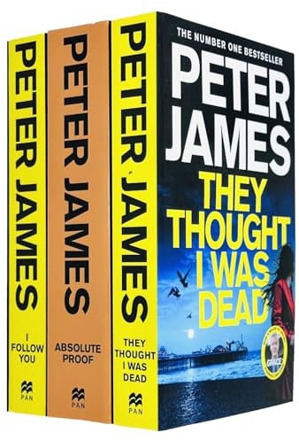 Peter James 3 Books Collection Set (Absolute Proof, I Follow You & They Thought I Was Dead: Sandy's Story [Hardback])