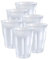 Duralex Lot de 6 verres empilables en verre trempé 36 cl, lot de verres de cuisine résistants pour eau, jus et sodas, usage quotidien, couleurs assorties, collection Picardie