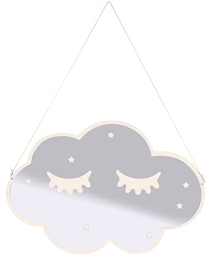 VORCOOL Wandspiegel Kinderzimmer 3D Wolken Spiegel Wandspiegel Acryl Spiegel Aufkleber Mädchen Wanddekoration für Kinderzimmer Badezimmer