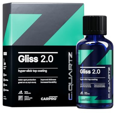 Carpro Gliss Ultra Smooth Hydrophobic Top Coat 50ml Kit CQuartz