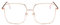 Anti Blaulicht Brille Rechteckig Vintage Metall Unisex Transparente Linsen Blaulichtfilter Für Computer/Smartphones/Tablets