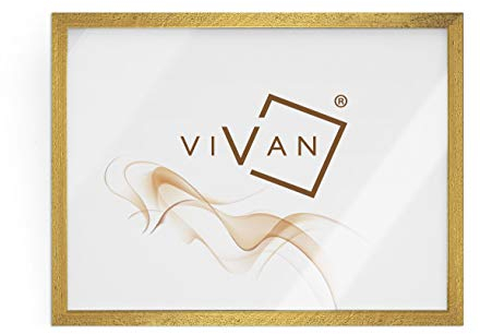 VIVAN Cadre en bois, doré, format image 30 x 40 cm