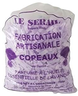Trucioli di sapone di Marsiglia profumati alla lavanda, 750 g, glitter di sapone per il bucato delicato