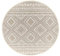 the carpet Calgary - robuster Teppich, Flachgewebe, modernes Design, ideal für Wohnzimmer, Esszimmer und Außenbereich, In- und Outdoor, Vintage-Optik, Boho-Style, Beige, 160 x 160 cm