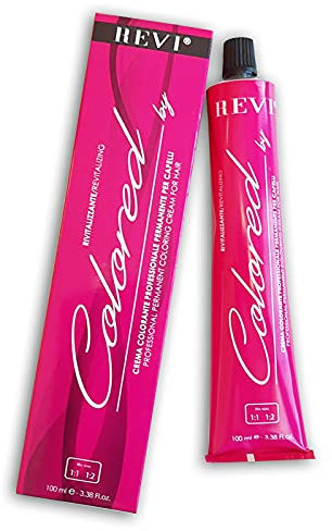 COLORED BY REVI 100 ML made in italy (4VR+) (VIOLA ROSSO) - Tinta per Capelli - Colorazione Professionale in Crema a Lunga Durata