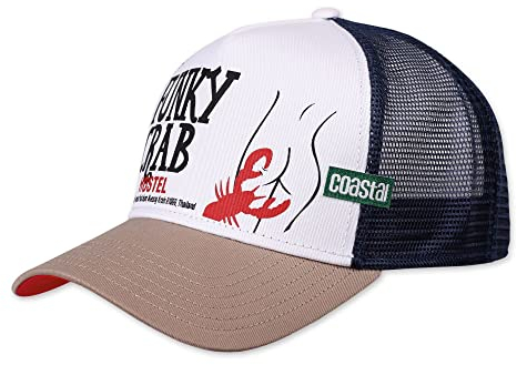 Coastal - Funky Crab (Navy/Slate) - Trucker Cap Meshcap Kappe Mütze Cappy Caps