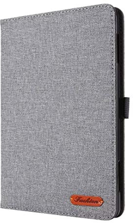 HXBW Étui portefeuille magnétique à rabat pour tablette PC Lenovo Tab M8 TB-8505F / TB-8505X Gris