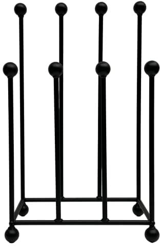DT IRONCRAFT WELLY BOOT RACK - 4 Pair Wellington Boot Stand for Indoor & Outdoor - Shoe Holder & Organizer