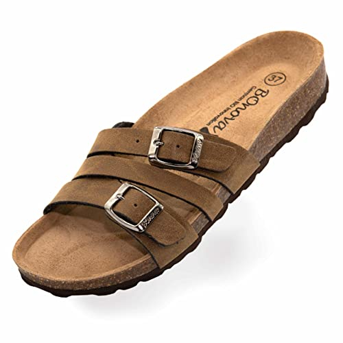 BOnova Palma Sandale Damen in 8 Farben und von Größe 36 bis 42. Die elegante Sandale für den Sommer. Bequemes Kork Fußbett – Laufen wie auf Wolken. Hergestellt in der EU