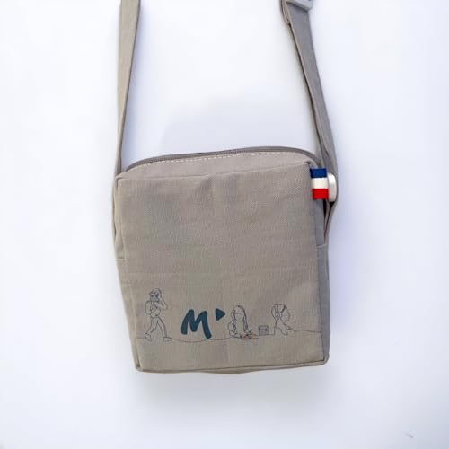Merlin - Tasche, LCRMERSAC2GA, Wolkengrau, 13 x 13 x 4 cm