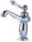DOITOOL Grifo De Lavabo Antiguo Mezclador Monomando Diseño De Porcelana y Blanca Faucet