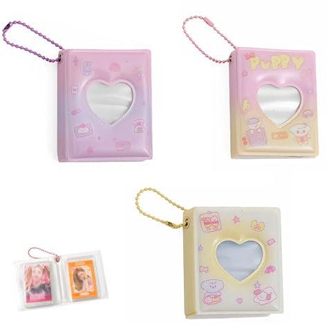 PMELCXD Hochwertiger Binder Kpop - Kpop Photocard Holder für Langzeit-Fotoerhalt, Einzigartiger Kpop Album und Mini Fotoalbum Schlüsselanhänger – Ihr persönlicher Blackpink Photocards Speicher