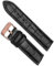 hoosouk Uhrenarmband für DW-Uhrenarmband für Daniel For Wellington-Uhrenarmband mit roségoldener Schnalle(Rose-black a,12mm)