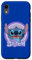 Hülle für iPhone XR Disney Lilo & Stitch Happy Stitch Big Portrait Logo