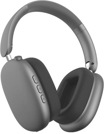 Casque sans Fil Bluetooth 5.4 avec Microphone, Connexion Multi-appareils, Ultra-léger, Grande autonomie de Batterie, appairage Automatique, Convient à Divers scénarios d'utilisation.(Gris)