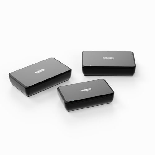 Transmetteur Audio Marmitek pour Enceintes - Marmitek Speaker Anywhere 750 - Connexion Audio sans Fil - pour Deux Enceintes HiFi - 1 émetteur / 2 récepteurs (50 W RMS)