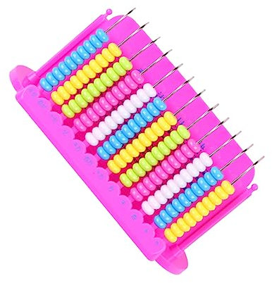 Yardwe Counter Abacus arithmétique Premier boulier éducatif bouliers pour Enfants Les Enfants calculent des abaques boulier pour Les mathématiques des Enfants Maths boulier Plastique Rosé