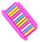 Yardwe Counter Abacus arithmétique Premier boulier éducatif bouliers pour Enfants Les Enfants calculent des abaques boulier pour Les mathématiques des Enfants Maths boulier Plastique Rosé