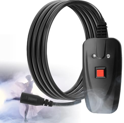 Remote Control Tragbare 3Pins für 400w 900w 1500w Nebelmaschine, Nebelmaschinen Fernbedienung, Receiver für Nebelmaschine, für Halloween, Weihnachten, Hochzeitsfeiern, Bühnenauftritte, Schwarz