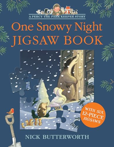 One Snowy Night Jigsaw Book: The beautiful illustrated children’s classic in a new novelty format (Percy the Park Keeper)