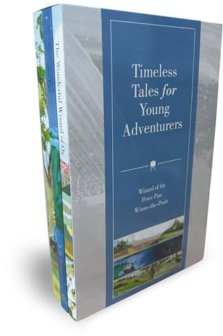 Timeless Classics: Harper Curated Classics Painted Kids Set: Winnie-the-Pooh and Other Delightful Stories, Peter Pan, and The Wonderful Wizard of Oz (Harper Curated Classics: Painted Editions)