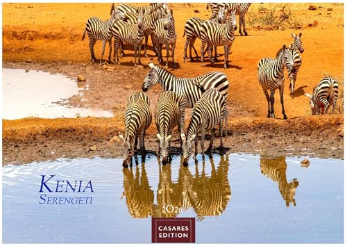 Kenia & Serengheti Kalender 2026 – Wandkalender | Fotokalender Afrika 35x50cm – Wunderschöne Tierkalender- und Naturschutzfotos.