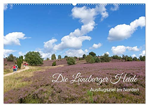 Die Lüneburger Heide - Ausflugsziel im Norden (Wandkalender 2026 DIN A2 quer), CALVENDO Monatskalender: Die Lüneburger Heide ist Paradies für Wanderer und Heidschnucken gleichermaßen. (CALVENDO Orte)