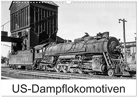 US-Dampflokomotiven (Wandkalender 2026 DIN A3 quer), CALVENDO Monatskalender: US-Dampflokomotiven des vergangenen Jahrhunderts (CALVENDO Technologie)