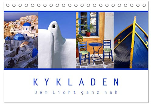 KYKLADEN Dem Licht ganz nah (Tischkalender 2026 DIN A5 quer), CALVENDO Monatskalender: Impressionen von den griechischen Inseln (CALVENDO Orte)