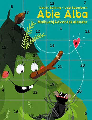 Abie Alba: Malbuch|Adventskalender