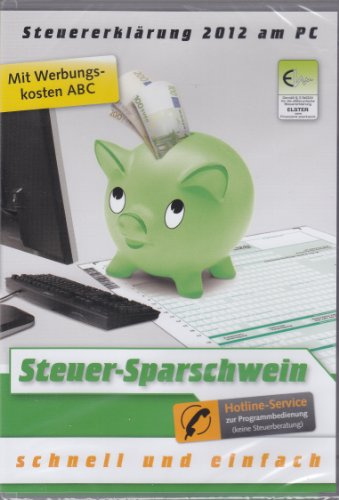 Steuererklärung 2012 Steuer-Sparschwein Software PC... Boek