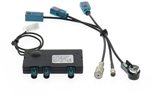 Profi DAB/ FM Splitter - ISO Stecker - ISO Buchse - SMB Buchse