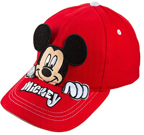 Disney Boys Mickey Mouse Cotton Baseball Cap, Age 4-7 - 100% Cotton