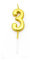 Gifts 4 All Occasions Limited Shatchi Gold 3 Number Candle Birthday Anniversary Party Cake Decorations Topper