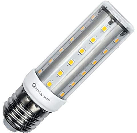 HQI E27 - Lámpara de halogenuros metálicos (10 W, 360°, 4000 K, 1100 lm, IP40)