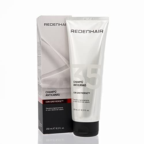 Redenhair - Champú Anticanas con Pantenol y Vitamina B3 - Previene Canas y Potencia Crecimiento - Para Hombres y Mujeres - 250 ml