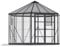 Canopia by Palram Gewächshaus gross Oasis 12 Treibhaus 316x363 cm Aluminium grau Tomatenhaus Polycarbonatplatten UV-beständig