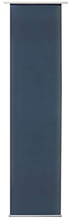 ondeco Lot de 60 x 300 cm - Différents modèles avec lestage à clic et chariot de panneaux - Bleu foncé