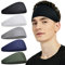 Pilamor Sport-Stirnbänder für Herren (5er-Pack), feuchtigkeitsableitendes Workout-Stirnband, Schweißband-Stirnbänder zum Laufen, Radfahren, Fußball, Yoga, Haarband für Damen und Herren (grau, grün,