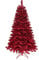 KI Store KÜNSTLICHE WEIHNACHTSBÄUME mit Schnee beschneite rot 180cm