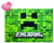 ZADAWERK® Einladungskarten – Pixel Grün – 12 Stück - Spotlack - Gaming Pixelmotiv – Party Einladung - 12er Set – Kindergeburtstag - Zockerparty - Generisch