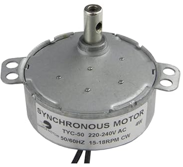 CHANCS Slow Speed Electric Motor TYC-50 220V 15-18RPM CW Micro Motor Cup Turners for Electric fireplace