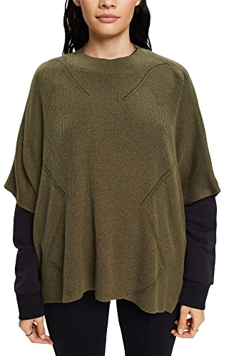 ESPRIT Damen 013EA1Q310 Mode-Schal, 360/OLIVE, M