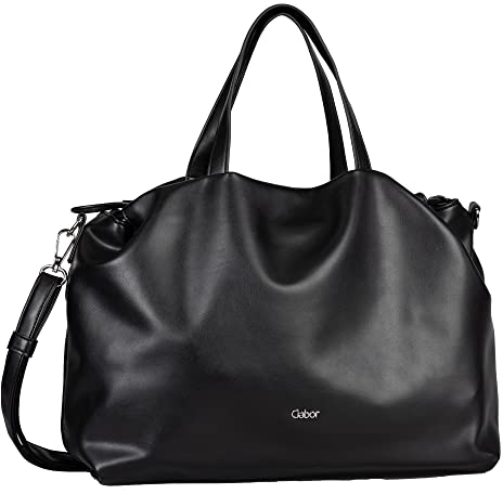 Gabor bags , SARAH, Damen, Reißverschluss Tragetasche, L, schwarz, 35x16x26cm
