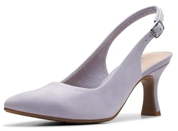 Clarks Damen Kataleyna Step Pump, Blaugraues Wildleder, 42.5 EU