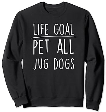 Jug Dogs Crossbreed Mix Jack Russell Terrier Pug Sweatshirt