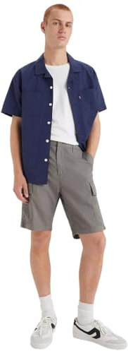 LEVIS Men's Carrier Cargo Shorts Greens, Smokey Olive, 31